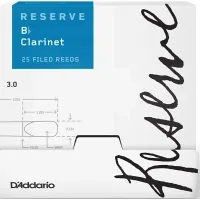 Clarinet Reed D'Addario Reserve Bb Clarinet #3.0 - 25 Pack (DCR0130-B25)