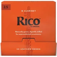 D'Addario Rico Clarinet Reed - Bb Clarinet #2.5 - 25 Box (RCA0125-B25)