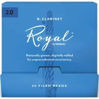 D'Addario Royal Clarinet Reed - Bb Clarinet #2.0 - 25 Box (RCB0120-B25)