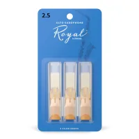 D'Addario Royal Sax Reed - Alto Sax #2.5 - 3-Pack (RJB0325)