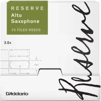 D'Addario Reserve Sax Reed - Alto Sax #3.0+ - 25 Pack (DJR01305-B25)
