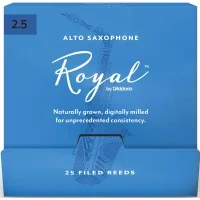 D'Addario Royal Sax Reed - Alto Sax #2.5 - 25 Pack (RJB0125-B25)
