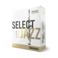 D'Addario Select Jazz Sax Reed - Soprano Sax 4M - 10 Pack (RSF10SSX4M)