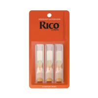 D'Addario Rico Sax Reed - Soprano Sax #2.5 - 3-Pack (RIA0325)