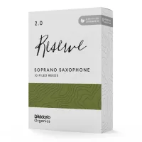 D'Addario Organic Reserve Sax Reed - Soprano Sax #2.0 - 10 Pack (ODIR1020)