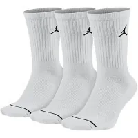 Socks Nike U ED CUSH POLY CREW 3PR 144 DX9632-100 38-42 3 pairs White (196152693877)