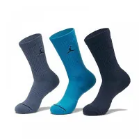 Socks Nike U ED CUSH POLY CREW 3PR 144 DX9632-907 38-42 3 pairs Blue/Navy/Blue (196605004595)