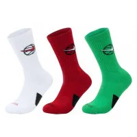 Socks Nike Crew Everyday Bball 3pr DA2123-909 38-42 3 pairs White/Green/Red (195241052427)