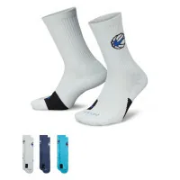 Socks Nike U Nk Ed Crew Bball 3Pr 144 DA2123-900 46-50 3 Pairs Light Blue/Blue/Turquoise (196153803879)