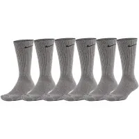 Socks Nike U NK ED PLS CSH CRW 6PR-132 SX6897-065 34-38 6 pairs Gray (195241138688)