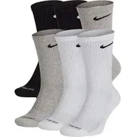 Socks Nike U NK ED PLS CSH CRW 6PR-132 SX6897-965 34-38 6 pairs White/Black/Grey (195241138725)