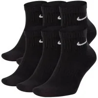Socks Nike U NK EVERYDAY CUSH ANKLE 6PR-BD SX7669-010 34-38 6 pairs Black (194954124827)
