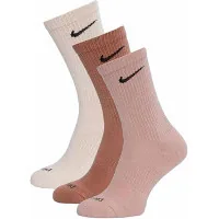 Socks Nike U NK EVERYDAY PLUS CUSH CREW SX6888-914 38-42 3 pairs Beige/Brown (195244785957)