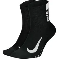 Socks Nike U NK MLTPLIER ANKLE 2PR SX7556-010 38-42 2 pairs Black (194275662985)