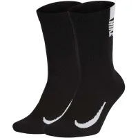Socks Nike U NK MLTPLIER CRW 2PR SX7557-010 38-42 2 pairs Black (194494241183)