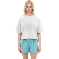 T-shirt Turbat Steppe Flowers Wmn glacier gray - S - gray (012.004.4991)