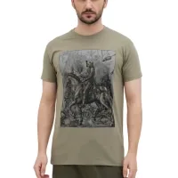 Футболка Sol's Imperial Knight Death and the Devil хакі L (11500268/394L)