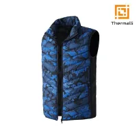Жилет з підігрівом Thermalli La Norma синій комуфляж S (40880003S)