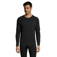 Лонгслів Sol's Sporty LSL men чорний L (02071312L)