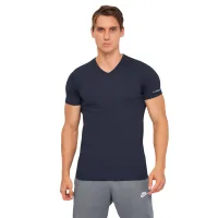 Футболка Kappa T-shirt Mezza Manica Scollo V K1316 BluNavy темно-синій L (8016279702493)