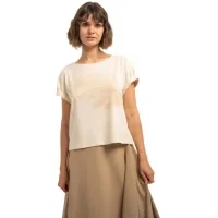 T-shirt Turbat Misool Wmn cloud cream/brown - XS - beige/brown (012.004.6328)