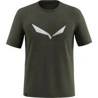 T-shirt Salewa Solidlogo Dri-Release 27018 5280 - 48/M - dark olive (013.012.1631)