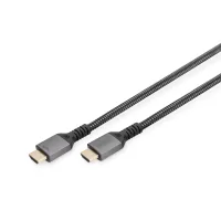 Кабель мультимедійний HDMI M to HDMI M 2.0m V2.1 8K60Hz 48Gbps black Digitus (DB-330200-020-S)