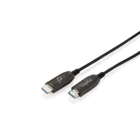Кабель мультимедійний HDMI M to HDMI M 50.0m V2.1 8K60Hz AOC 48Gbps black Digitus (AK-330126-500-S)