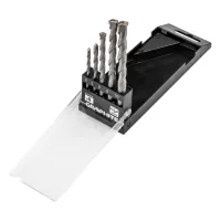 Graphite concrete drill set, 4–10 mm, case, 5 pcs (56T215)