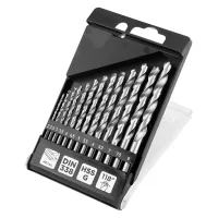 Set of Graphite drill bits for metal, HSS-G, 2–8 mm, case, 13 pcs (54T940)