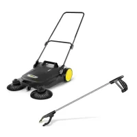 Підмітальна машина Karcher S 4 Twin Go!Further, ручна, захват 68см, контейнер 20л, 10.2кг (1.766-363.0)