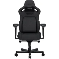 Крісло ігрове Anda Seat Kaiser 4 Linen Fabric Size L Dark Gray (AD12YDDC-L-20-GB-CF)