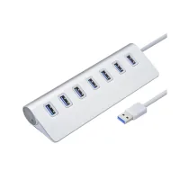 Концентратор Voltronic USB 3.0 to 7xUSB 0.2m aluminum (YT-3HA7/2TB)