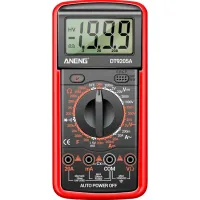 Digital multimeter ANENG DT9205A-12, V, A, R, C, hFE function (DT9205A-12)
