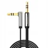Кабель мультимедійний 3.5mm M to 3.5mm M 2.0m 90° corner black Ugreen (UGR-10599)