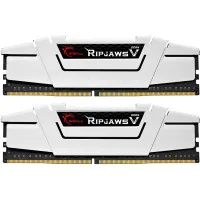 Модуль пам'яті для комп'ютера DDR4 32GB (2x16G) 3600 MHz RipjawsV White G.Skill (F4-3600C18D-32GVW)