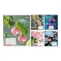 Yes Flora notebook A5 48 sheets, cell (768794)
