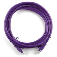 Patch cord 10m, RJ-45, Cat.5e, CU, copper, purple Ritar (PCR-CU/10Pe / 04292)