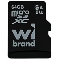 Memory card Wibrand 64GB mictoSD class 10 UHS-II (U3) V10 Read 80/Write 30 (WICDXU3/64GB)