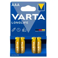 Battery Varta AAA Longlife LR03 * 4 (04103101414)