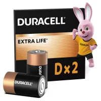 Duracell D LR20 alkaline battery 2 pcs. in packaging (81545439/5005987/5014435)