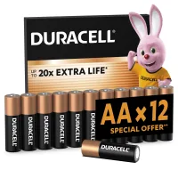Duracell AA alkaline battery 12 pcs. in packaging (5000394006546 / 81551275)