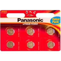 Battery Panasonic CR 2025 * 6 LITHIUM (CR-2025EL/6B)