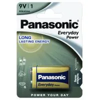 Battery Panasonic Krona 6LR61 Everyday Power * 1 (6LR61REE/1B)