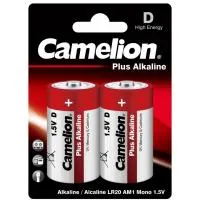 Батарейка Camelion D LR20 Plus Alkaline * 2 (LR20-BP2)