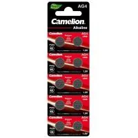 Battery AG4 / LR626 / LR66 / V4GA Alkaline * 10 Camelion (AG4-BP10)