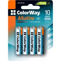 Battery ColorWay AA LR6 Alkaline Power (alkaline) * 8 blister (CW-BALR06-8BL)