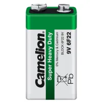 Battery Camelion Krona 6F22 9V Super Heavy Duty Green * 1 (6F22-SP1G)