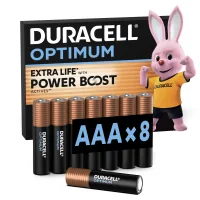 Battery Duracell Optimum AAA alkaline 8 pcs. in packaging (5015602)