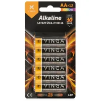 Battery AA LR6 Alkaline 12pcs Blister Vinga (VJABAA12)